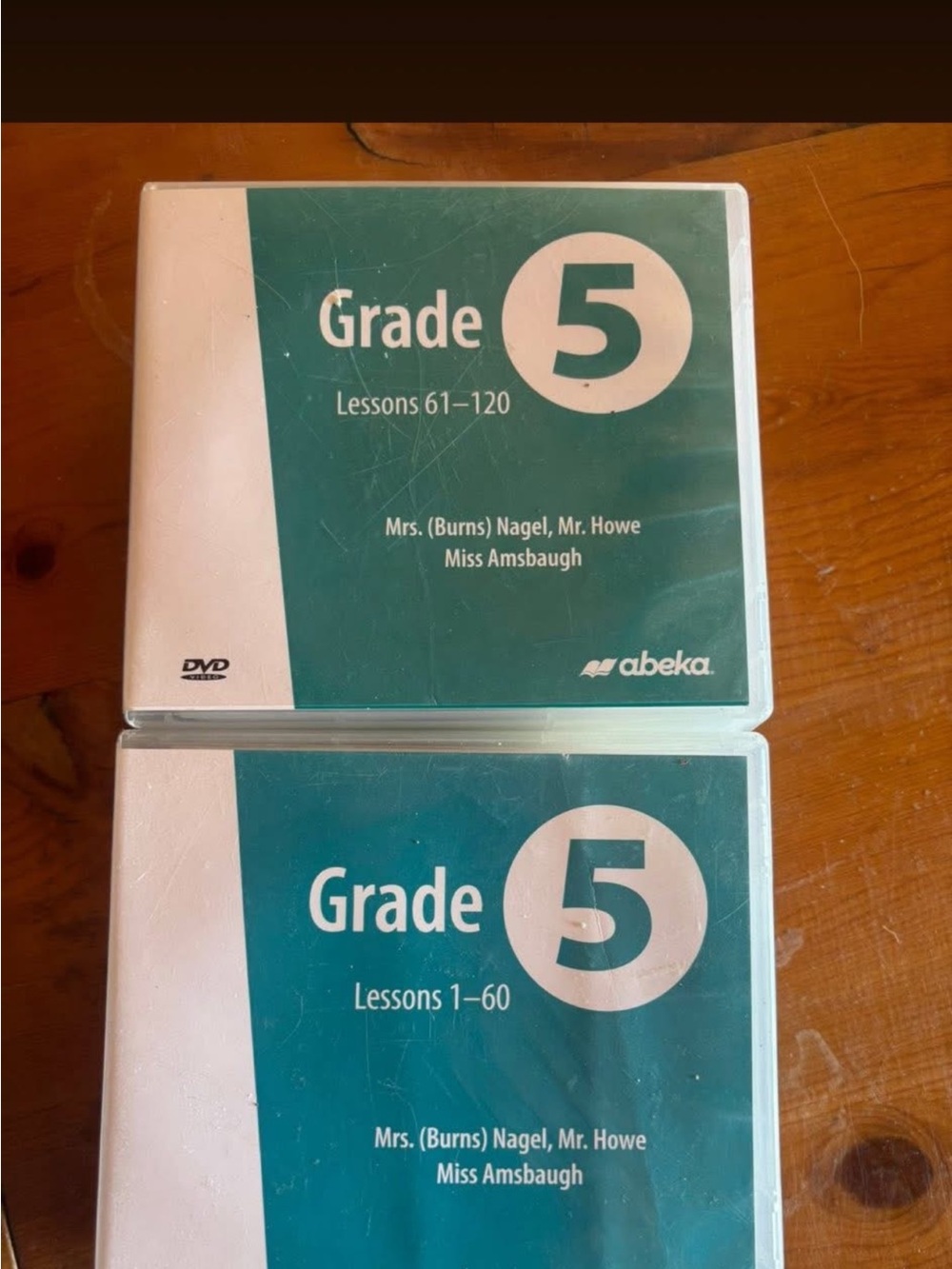 Abeka Grade 5 DVD Set (Teal) - Lessons 1–120
